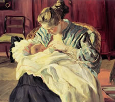 Philipp Franck, Mutter und Kind, 1904.